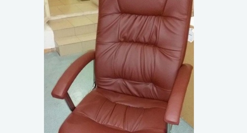 Обтяжка офисного кресла. Коркино
